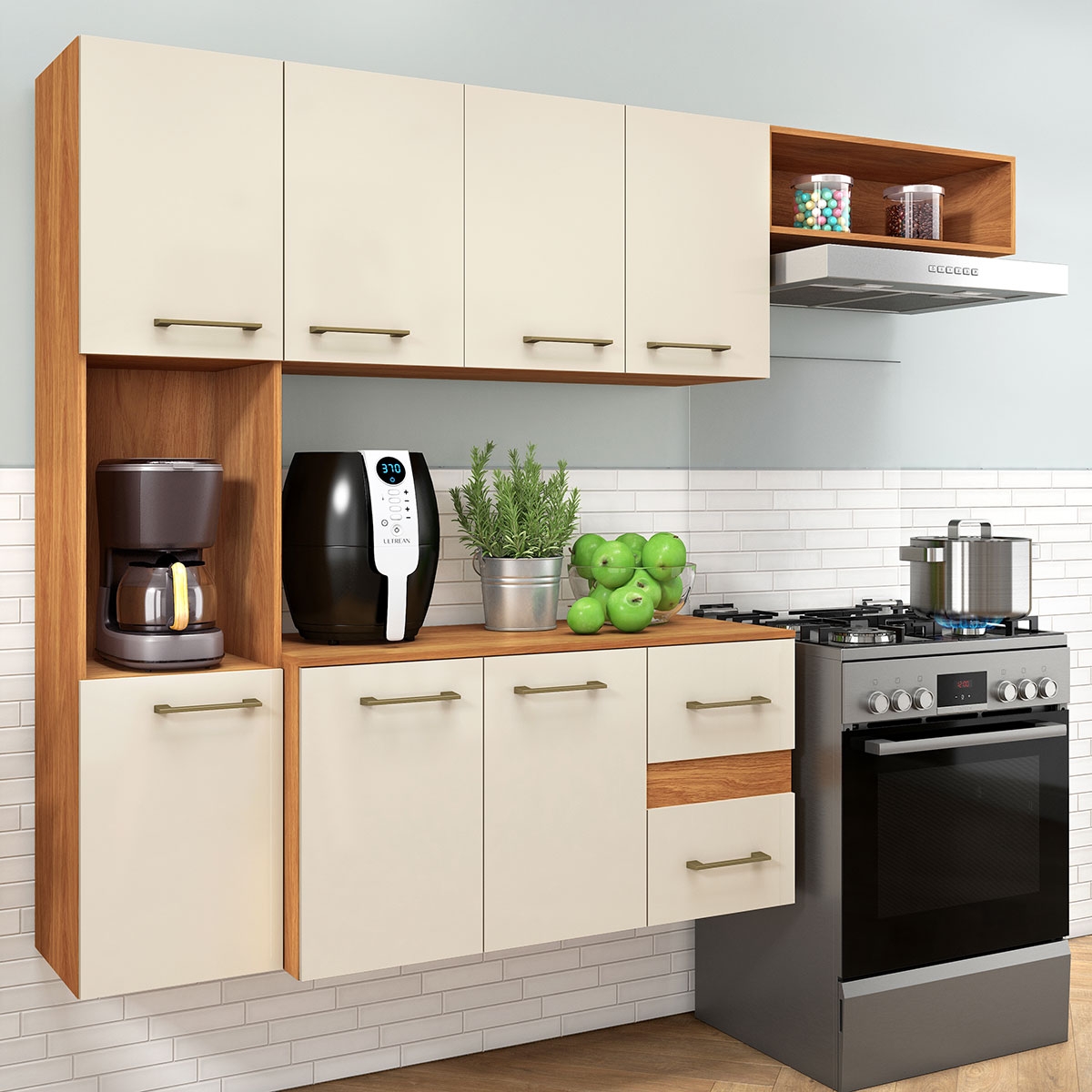 Cozinha suspensa Mila