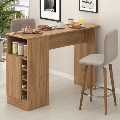 Bancada gourmet com adega