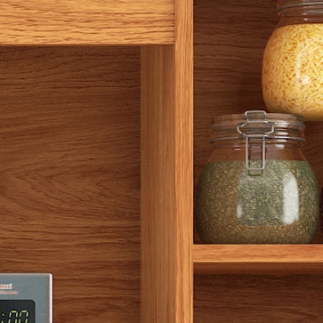 Caixa e frentes 12mm.