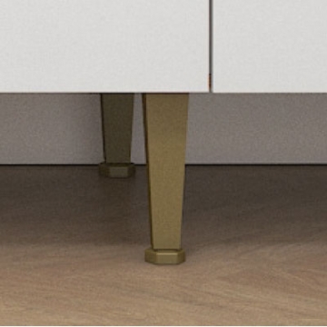 Pés com regulagem de altura.