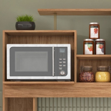 Nichos e espaço para forno.