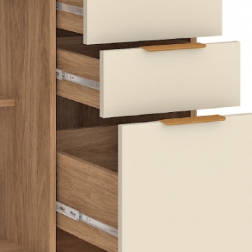 Corrediças telescópicas.