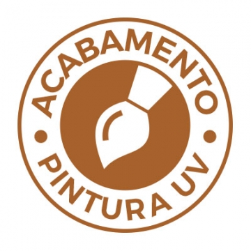 Acabamento Pintura UV.