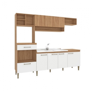 Pode ser montada para a direita ou para a esquerda.