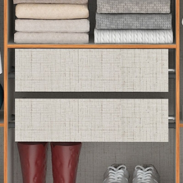 2 gavetas internas com corrediças telescópicas.